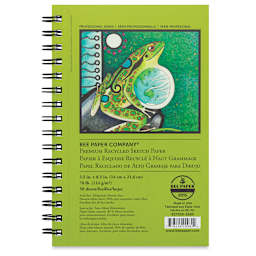 Bee Paper Premium Recycled Sketch Pad - 8-1/2'' x 5-1/2'', 50 Sheets