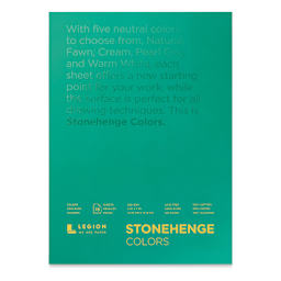 Legion Stonehenge Drawing Paper Pad - 5'' x 7'', Multi Color, 15 Sheets