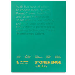 Legion Stonehenge Drawing Paper Pad - 9" x 12", Multi Color, 15 Sheets