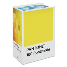 Pantone 100 Postcards Box, in packaging