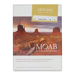 Legion Moab Entrada Digital Rag Paper - 5" x 7", Natural, 190 gsm, Pkg of 25