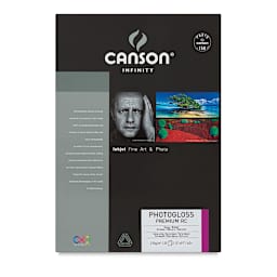 Canson Infinity PhotoGloss Art Papers - 13" x 19" (A3+), Premium Resin Coated, Pkg of 25