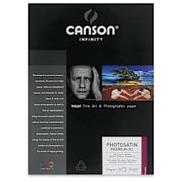 Canson Infinity PhotoSatin Art Papers - 11" x 17", Premium Resin Coated, Single Sheet