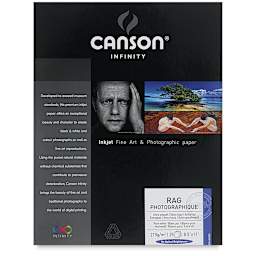 Canson Infinity Rag Photographique - 8-1/2" x 11", 310 gsm, Pkg of 25