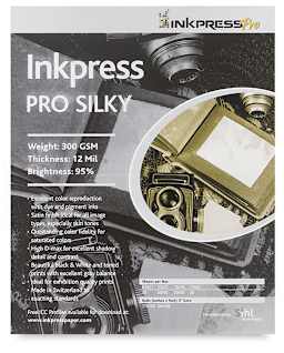 Inkpress Inkjet Paper - Front view of Pro Silky Package