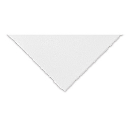 Hahnemühle Photo Rag Deckle Edge Inkjet Paper - Corner of sheet to show color and texture
