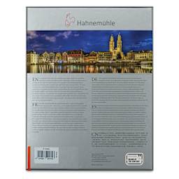 Hahnemuhle William Turner Inkjet Paper - 8-1/2" x 11", Deckle Edge, 25 Sheets, back of package