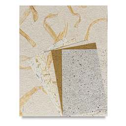 Black Ink Decorative Paper Packs - Both sizes of Banana Leaf Assorted Sheet Pack shown