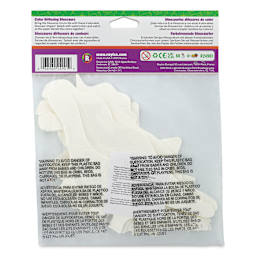 Roylco Color Diffusing Paper Pack - Dinosaurs, Pkg of 80 back of packaging