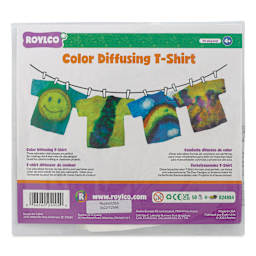 Roylco Color Diffusing Paper Pack - T-Shirts, Pkg of 50 front of packaging