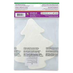 Roylco Color Diffusing Paper Pack - Evergreen Trees, Pkg of 50 back of packaging