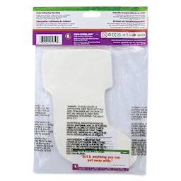 Roylco Color Diffusing Paper Pack - Stockings, Pkg of 50, back of packaging