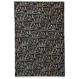 Lokta Paper - Art Supplies Print, Black and Cream, 20" x 30"