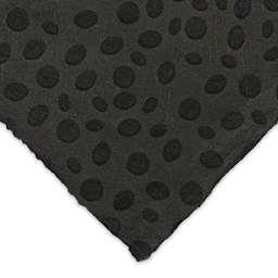 Lokta Paper - Textured Dot, Black, 20" x 30", Single Sheet (close-up of corner to show texture)