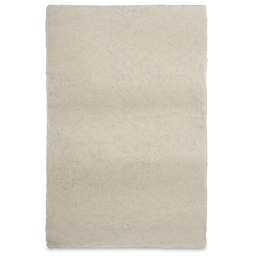 Geo Print Lokta Paper - Gold and Cream, 20" x 30" (back of paper)