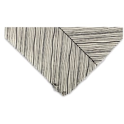 Lokta Paper - Herringbone Print, Black and Cream, 20'' x 30''