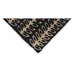 Lokta Paper - Batik Beans, Black, 20'' x 30''