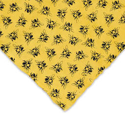 Lokta Paper - Bees, Black/Yellow, 20" x 30", corner of sheet