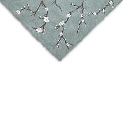 Lokta Paper - Peach Blossoms, Gray, 20'' x 30''