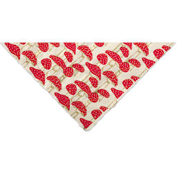 Lokta Paper - Mushrooms, Red, 20'' x 30''