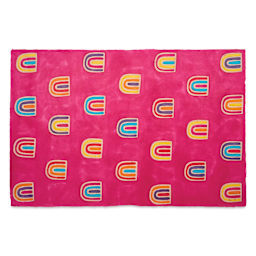 Lokta Paper - Batik, Rainbow Magenta, 20" x 30"