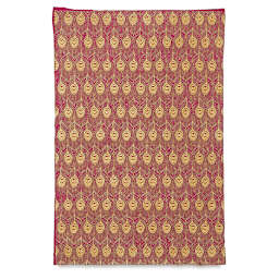 Lokta Paper - Peacock, Gold and Magenta, 20" x 30", Single Sheet