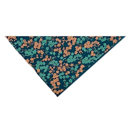 Lokta Paper - Forever Floral, Teal, Copper, and Blue, 20'' x 30''