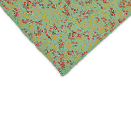 Lokta Paper - Forever Floral, Yellow, Orange, and Sage, 20" x 30"