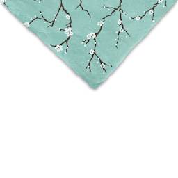 Lokta Paper - Peach Blossom, Aqua, 20'' x 30''