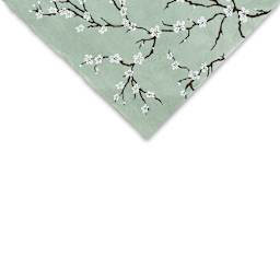 Lokta Paper - Peach Blossom, Mint, 20'' x 30''