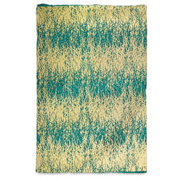 Lokta Paper - Branches, Gold and Dark Green, 20" x 30"