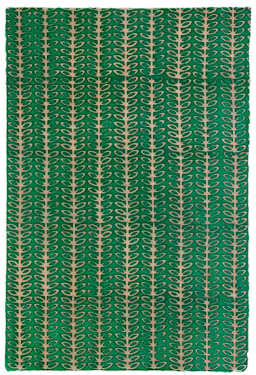 Lokta Paper - Batik Beans, Green, 20'' x 30''