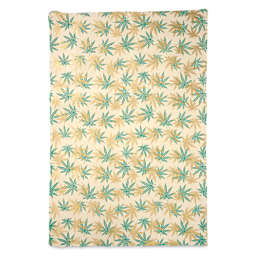 Lokta Paper - Hemp, Gold/Green on Cream, 20" x 30"
