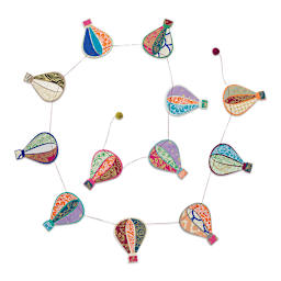Giftsland Paper Garlands - Length of Hot Air Balloon shapes
