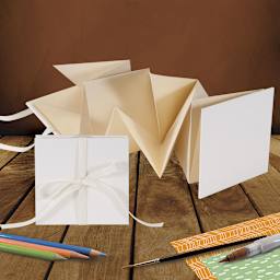 Books By Hand Blank Cover Wild Accordion Bookbinding Kit finished project