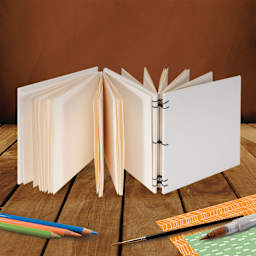 Books by Hand "Designed by Me" Blank Cover - Dos-a-Dos Coptic Journal finished project