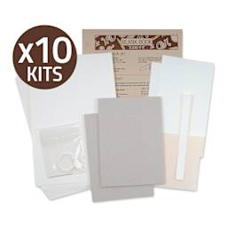 Books by Hand "Designed by Me" Blank Cover Bookbinding Kit - Classic Codex Style Book Class Pack