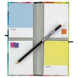 Pantone List Ledger, open with pencil