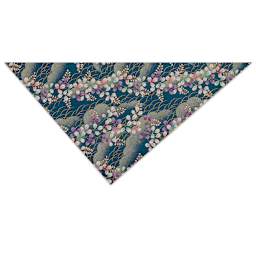 Aitoh Japanese Decorative Papers - Corner of Multicolor Chrysanthemum Pattern shown