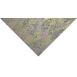 Aitoh Japanese Decorative Paper - Waves on Gold, 18-1/2" x 25"