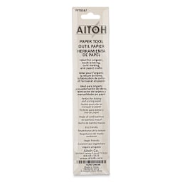 Aitoh Bamboo Paper Folding Tool - Small, 5-7/8" (Back of packaging)
