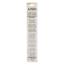 Aitoh Bamboo Paper Folding Tool - Large, 7-4/5" (Back of packaging)