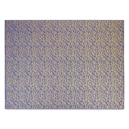 Aitoh Japanese Decorative Paper - Waves, Blue/Gold, 25" x 19"