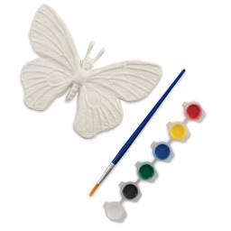 Paper Mache Piece Painting Sets - Components of Butterfly set
