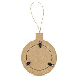 Decopatch Paper Mache Ornament - Round Christmas Ball Frame, back