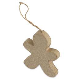 DecoPatch Holiday Paper Mache Ornament - Gingerbread Man - angled left