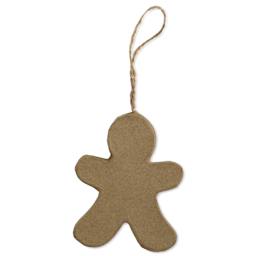 DecoPatch Holiday Paper Mache Ornament - Gingerbread Man - front