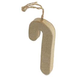 DecoPatch Holiday Paper Mache Ornament - Candy Cane - angled left