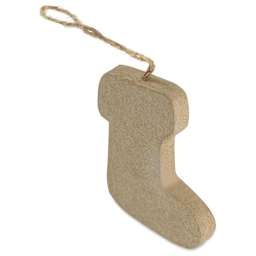 DecoPatch Holiday Paper Mache Ornament - Stocking
