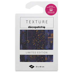 DecoPatch Foil Paper - Limited Edition, Christmas Night, Set of 4, 12" x 16" front of packaging